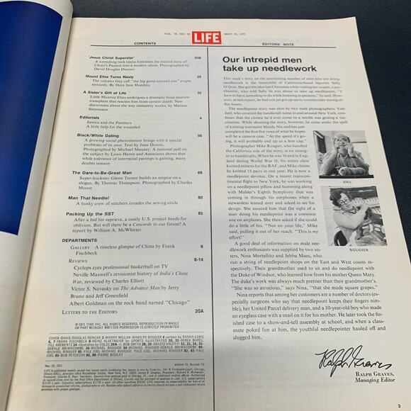 Vtg Life Magazine May 28, 1971 A Reverent Rock Opera Jesus Christ Superstar. E4 - Picture 3 of 7